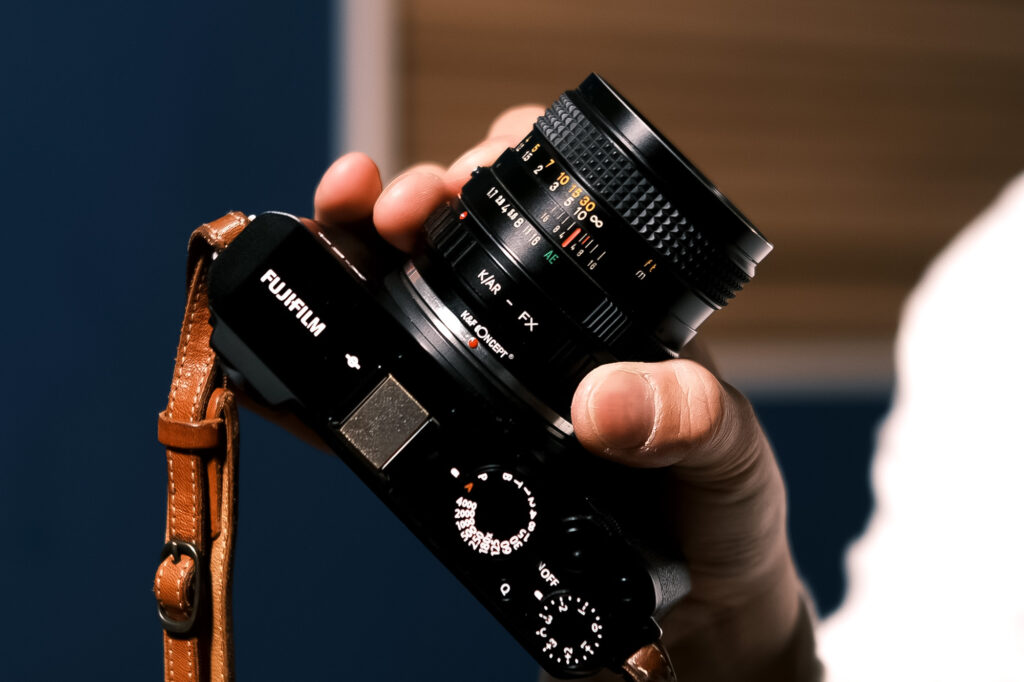 FUJIFILM X-E4とMFレンズやオールドレンズを試したらかっこよすぎた 